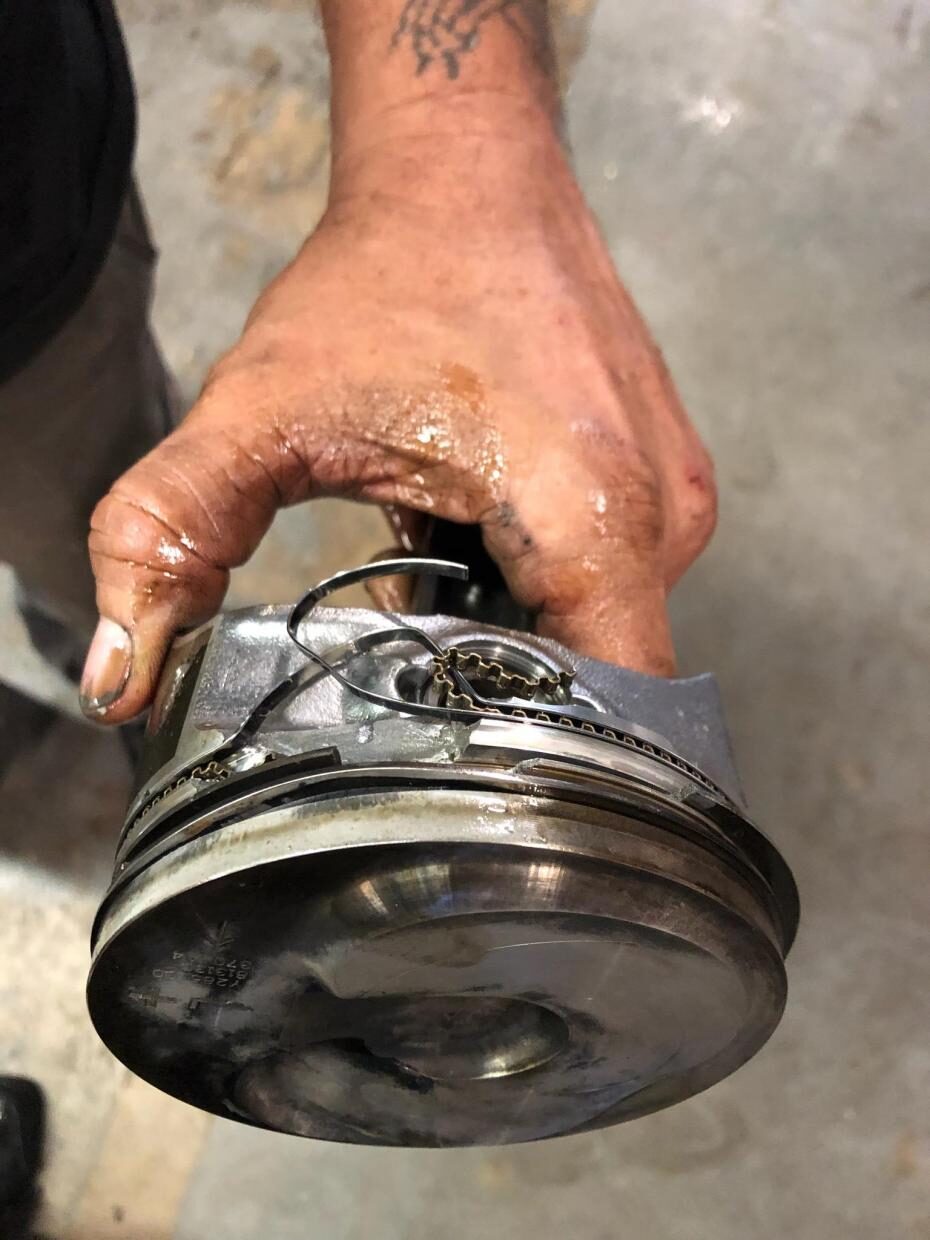 broken piston